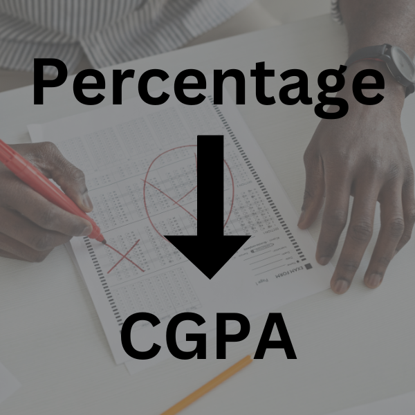 percentage to cgpa calculator