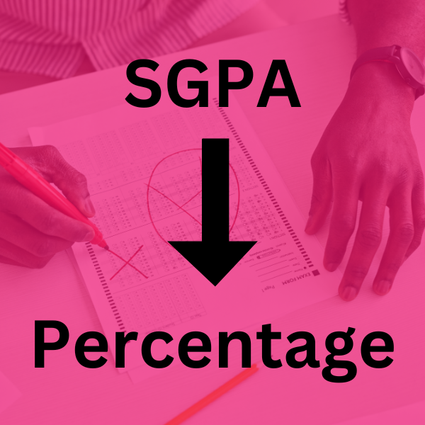 Sgpa to percentage